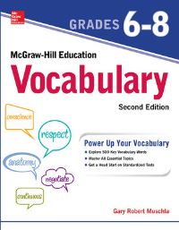 Book Cover for McGraw-Hill Education Vocabulary Grades 6-8, Second Edition by Gary Muschla