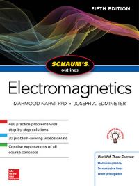 Book Cover for Electromagnetics by Mahmood Nahvi, Joseph Edminister