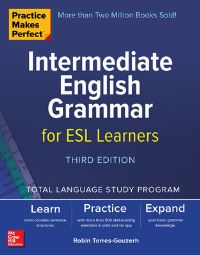 Book Cover for Intermediate English Grammar for ESL Learners by Robin TorresGouzerh