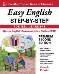 Book Cover for Easy English Step-by-Step for ESL Learners by Danielle Pelletier