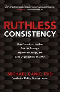 Book Cover for Ruthless Consistency by Michael Canic