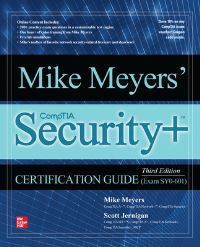 Book Cover for Mike Meyers' CompTIA Security+ Certification Guide by Mike Meyers, Scott Jernigan