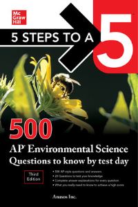 Book Cover for 500 AP Environmental Science Questions to Know by Test Day by Inc Anaxos