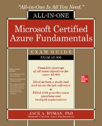 Book Cover for Microsoft Certified Azure Fundamentals Exam Guide by Jack A Hyman