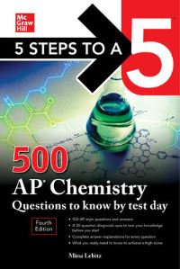 Book Cover for 500 AP Chemistry Questions to Know by Test Day by Mina Lebitz