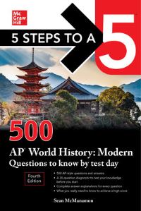 Book Cover for 500 AP World History by Sean McManamon