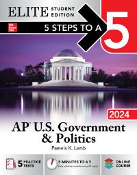 Book Cover for AP U.S. Government & Politics 2024 by Pamela K Lamb