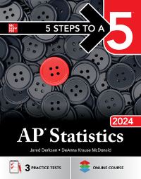 Book Cover for AP Statistics 2024 by Jared Derksen, DeAnna Krause McDonald