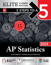 Book Cover for AP Statistics 2024 by Jared Derksen, DeAnna Krause McDonald