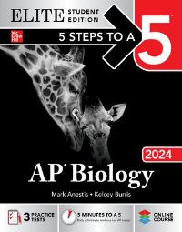 Book Cover for AP Biology 2024 by Mark Anestis, Kelcey Burris