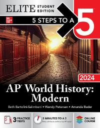 Book Cover for AP World History - Modern 2024 by Beth BartoliniSalimbeni, Wendy Petersen, Amanda Bader
