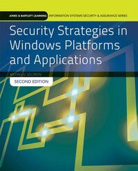 Book Cover for Security Strategies in Windows Platforms and Applications by Michael Solomon