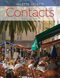 Book Cover for Sam Answer Key With Audio Script for Valette/Valette's Contacts by JeanPaul Valette, Rebecca Valette