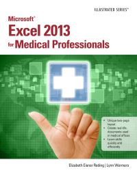 Book Cover for Microsoft Excel 2013 for Medical Professionals by Elizabeth Eisner Reding, Lynn Wermers