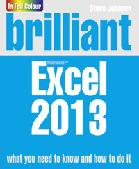 Book Cover for Brilliant Microsoft Excel 2013 by Steve Johnson