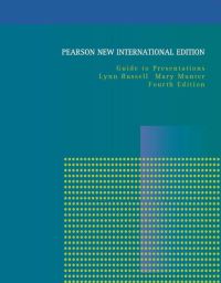 Book Cover for Guide to Presentations by Lynn Russell, Mary Munter