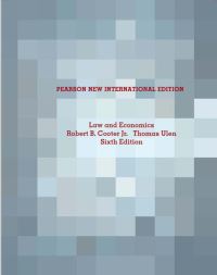 Book Cover for Law and Economics by Robert Cooter, Thomas Ulen