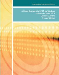 Book Cover for Visual Approach to SPSS for Windows, A: A Guide to SPSS 17.0 by Leonard Stern