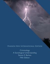 Book Cover for Criminology: A Sociological Understanding by Steven Barkan