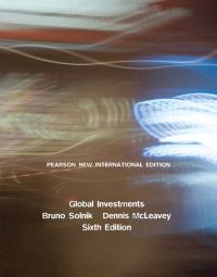 Book Cover for Global Investments by Bruno H Solnik, Dennis W McLeavey, Bruno H Solnik