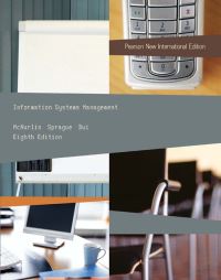 Book Cover for Information Systems Management by Barbara McNurlin, Ralph Sprague, Tung Bui