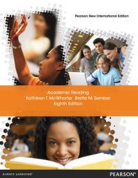Book Cover for Academic Reading by Kathleen McWhorter, Brette Sember