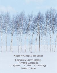 Book Cover for Elementary Linear Algebra by Lawrence E Spence, Arnold J Insel, Stephen H Friedberg