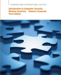 Book Cover for Introduction to Computer Security by Michael T Goodrich, Roberto Tamassia