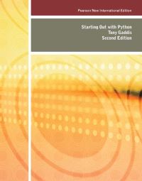 Book Cover for Starting Out with Python: Pearson New International Edition by Tony Gaddis