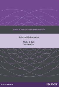 Book Cover for A History of Mathematics by Victor J Katz