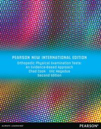 Book Cover for Orthopedic Physical Examination Tests by Chad Cook, Eric J Hegedus