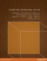 Book Cover for Elementary Differential Equations with Boundary Value Problems by Werner Kohler, Lee Johnson