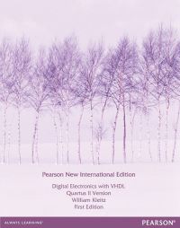 Book Cover for Digital Electronics with VHDL (Quartus II Version) by William Kleitz