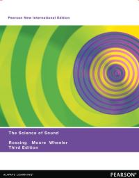 Book Cover for The Science of Sound by Thomas D Rossing, F Richard Moore, Paul Wheeler