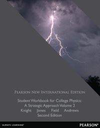 Book Cover for Student Workbook for College Physics: Pearson New International Edition by Randall Knight, Brian Jones, Stuart Field, James Andrews