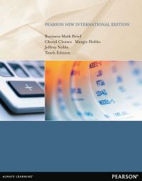 Book Cover for Business Math Brief by Cheryl Cleaves, Margie Hobbs, Jeffrey J Noble