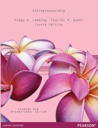 Book Cover for Entrepreneurship by Peggy Lambing, Charles Kuehl