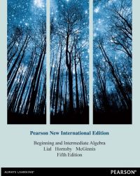 Book Cover for Beginning and Intermediate Algebra by Margaret L Lial, John Hornsby, Terry McGinnis