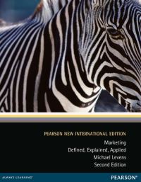 Book Cover for Marketing: Defined, Explained, Applied by Michael Levens