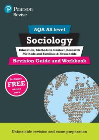 Book Cover for Pearson Revise AQA AS Level Sociology Revision Guide and Workbook by Steve Chapman