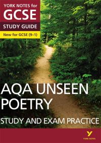 Book Cover for AQA English Literature Unseen Poetry. Study Guide and Test Practice by 