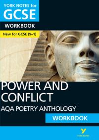 Book Cover for AQA Poetry Anthology. Power and Conflict by Beth Kemp