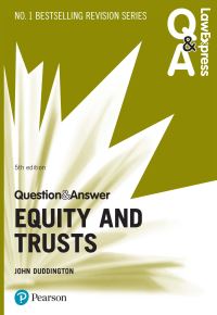 Book Cover for Equity and Trusts by John Duddington