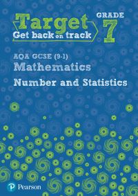 Book Cover for Target Grade 7 AQA GCSE (9-1) Mathematics Number and Statistics Workbook by Diane Oliver