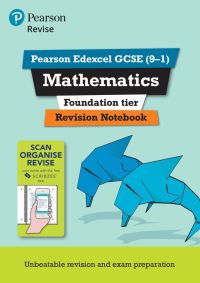 Book Cover for Pearson REVISE Edexcel GCSE Maths (Foundation) Revision Notebook - For 2025, 2026 Exams by 