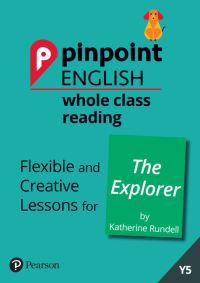 Book Cover for Whole Class Reading. Year 5 The Explorer by Sarah Loader