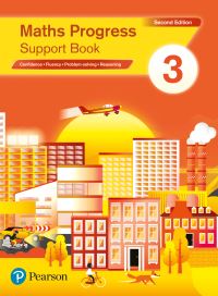 Book Cover for Maths Progress. 3 Support Book by Jack Barraclough, Sharon Bolger, Catherine Murphy, Amy OBrien