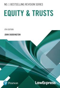 Book Cover for Equity and Trusts by John Duddington