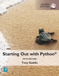 Book Cover for Starting Out With Python by Tony Gaddis