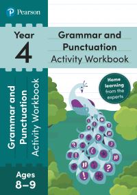Book Cover for Pearson Learn at Home Grammar & Punctuation Activity Workbook Year 4 by Hannah HirstDunton